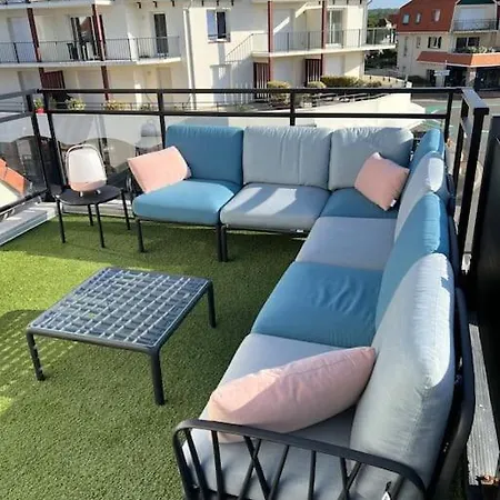 De Luxe Avec Roof-top A Hardelot-plage Apartament *